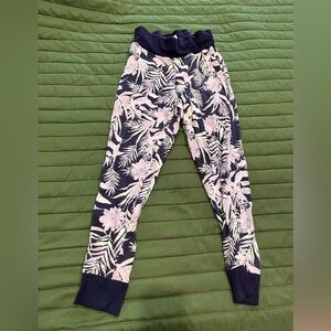 ⚪️Cacique Women's Floral Print Pajama Pants - Navy and White